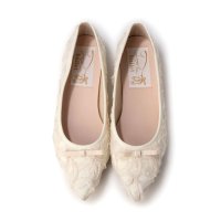 Launa lea/ラウナレア Launa lea 【25SS】【数量限定】フラワーシフォンポインテッドトゥバレエシューズ(B4605A)/507946858