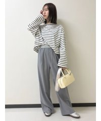 emmi atelier/【10th】emmiロゴジャガードゴムタックパンツ/507951303