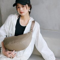 TOPKAPI/トプカピ TOPKAPI 【Breath TOPKAPI】Freely フリーリー ナイロン ロゴテープ ラウンド ショルダーバッグ/507951450