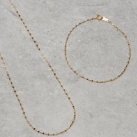 L&Co./エルアンドコー L&Co. K10ファンタジアセット【ロングネックレス＆ブレスレット】/507951457