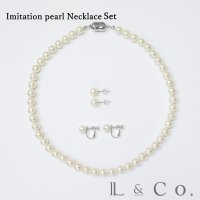 L&Co./エルアンドコー L&Co. 貝パールネックレス＋ピアスセット/507951461