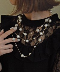 styiro/スタイロ styiro ニッケルフリー ゴールドパールネックレス/507951472