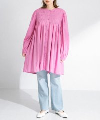 URBAN RESEARCH Sonny Label/コットンギャザーチュニックブラウスミニワンピース/507951792