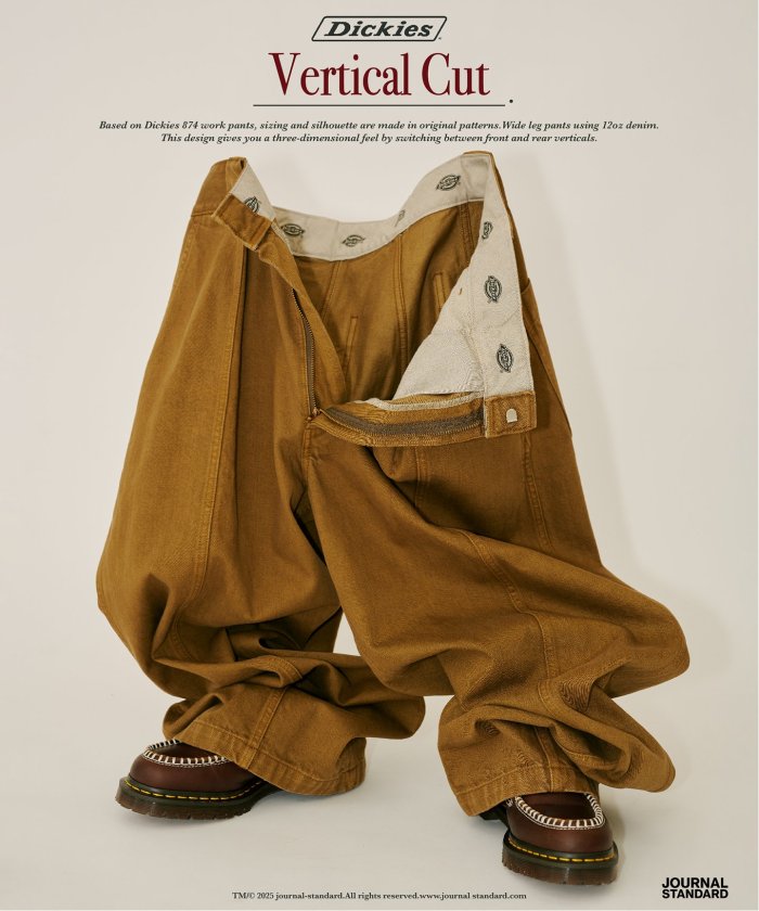 DICKIES /ディッキーズヴァーティカルカットデニムジャーナルスタンダード DICKIES / ディッキーズ ヴァーティカルカット デニムパンツ
