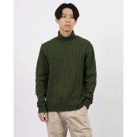 UNITED COLORS OF BENETTON/ユナイテッド カラーズ オブ ベネトン UNITED COLORS OF BENETTON. カシミヤ混フラットケーブル網みタートルニット/507951888