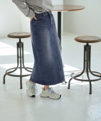 STYLE DELI/スタイルデリ STYLE DELI ブリーチデニムIラインスカート/507952007