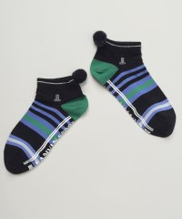 LANVIN SPORT/ボーダー柄アンクル丈ソックス【抗菌防臭】【返品不可商品】/507952016