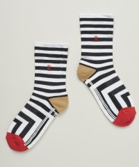 LANVIN SPORT/折り返しボーダーソックス【抗菌防臭】【返品不可商品】/507952017