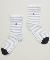 LANVIN SPORT/折り返しボーダーソックス【抗菌防臭】【返品不可商品】/507952017