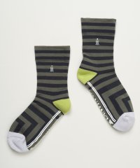 LANVIN SPORT/折り返しボーダーソックス【抗菌防臭】【返品不可商品】/507952017