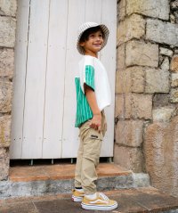FITH/フィス FITH Smooth Cotton Jersey and Striped Tee/507952038