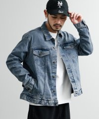 Rocky Monroe/ロッキーモンロー Rocky Monroe デニムジャケット Gジャン ストレッチ 3rdタイプ メンズ レディース ショート丈 ライトアウター ユーズド ブラ/507952052