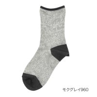 HANAE MORI/ハナエモリ HANAE MORI 福助 【ハナエモリ】 靴下 ラメ 花柄 クルー丈 (3103－237)婦人 女性 レディース フクスケ fukuske ふくす/507952073