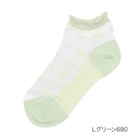 HANAE MORI/ハナエモリ HANAE MORI 福助 【ハナエモリ】 靴下 シアー 花柄 スニーカー丈 (3103－240)婦人 女性 レディース フクスケ fukuske /507952074