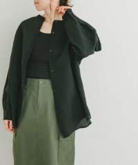 ITEMS URBAN RESEARCH/シアーストライプバンドカラーシャツ/507952405