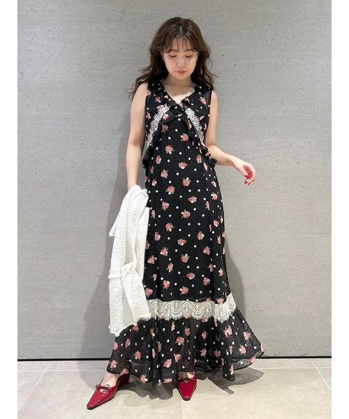 【LILY BROWN × ANNA SUI】バリエ柄ワンピース LILY BROWN × ANNA SUI】バリエ柄ワンピース(マキシ・ロング