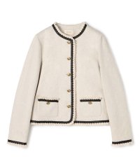 DES PRES/コットンリネンハイカウントクロス クルーネックジャケット/507952969