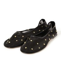 TOMORROWLAND GOODS/DEAR FRANCES バラ スタッズド メッシュ バレエ シューズ/507952973
