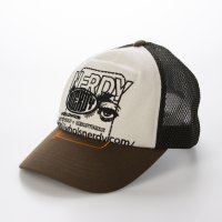 NERDY/ノルディ NERDY TRUCKER MESH BALL CAP 　トラッカーメッシュボールキャップ（ホワイト）/507953181