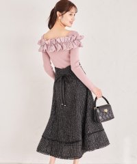tocco closet/トッコクローゼット tocco closet フリンジツイードスカート/507953256