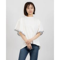 Anna Nicola/アンナニコラ Anna Nicola スカラップ刺繍フレアスリーブプルオーバー/507953640