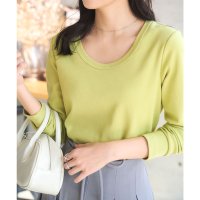 KOBE LETTUCE/コウベレタス KOBE LETTUCE 深Uネック細リブ長袖Tシャツ【Uネック】[ M L XL 選べるサイズ ] [C7316]/507513950