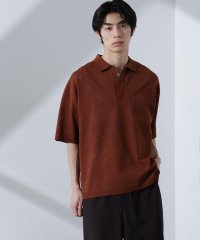 NANO universe/スキッパーテックニットポロシャツ/半袖/507858642