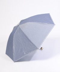 POLO RALPH LAUREN(umbrella)/POLO RALPH LAUREN  ポロ ラルフローレン  晴雨兼用日傘 折りたたみ傘 ストライプ ロゴワンポイント スカラー刺繍 1級遮光 遮熱 UV対策 /507891046