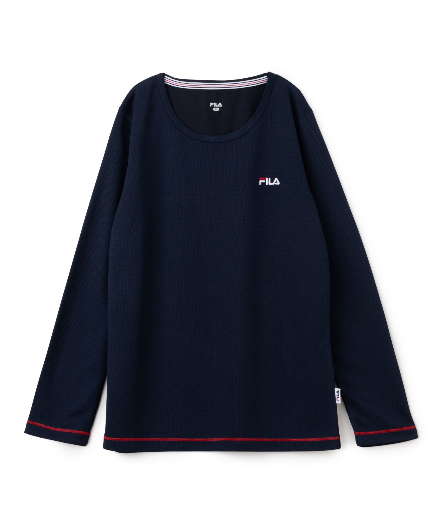FILA - 今季 フィラ Fila チェックロゴ入りフーディ ネイビー L FILA × aespa NINGNING第4弾 WAVYDAY｜フィラ | ABC-MART 【公式