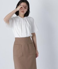 NATURAL BEAUTY BASIC/フロントタックフレアスリーブブラウス/507946436