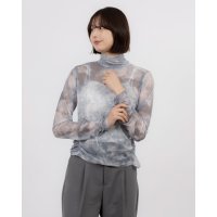 A.N.L/エー・エヌ・エル A.N.L ボカシ柄チュールプルオーバー/507953647
