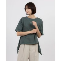 A.N.L/エー・エヌ・エル A.N.L バックヘムロゴカットソー/507953656