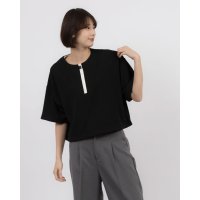 A.N.L/エー・エヌ・エル A.N.L エンボスカットソー配色プルオーバー/507953659