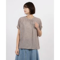 A.N.L/エー・エヌ・エル A.N.L ドット柄バックボタンブラウス/507953670