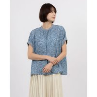 A.N.L/エー・エヌ・エル A.N.L ドット柄バックボタンブラウス/507953670