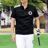 TopIsm/トップイズム TopIsm ゴルフウェア ハーフジップ ポロシャツ メンズ GIORNO SEVEN ジョルノセブン ハイネック ゴルフ 接触冷感 ストレッチ /507953869