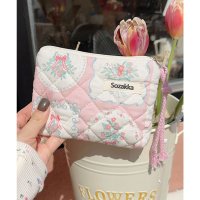 Lace Ladies/レースレディース Lace Ladies キルティング スクエア ミニ ファスナー ウォレット/507954035