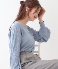 SHOO・LA・RUE　DRESKIP/シューラルー／ドレスキップ SHOO・LA・RUE/DRESKIP 袖編み柄ニットトップス/507954841