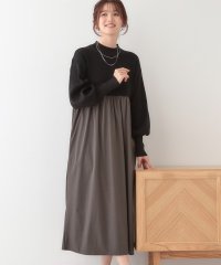SHOO・LA・RUE　DRESKIP/シューラルー／ドレスキップ SHOO・LA・RUE/DRESKIP リブニットドッキングワンピース/507954846
