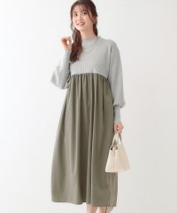 SHOO・LA・RUE　DRESKIP/シューラルー／ドレスキップ SHOO・LA・RUE/DRESKIP リブニットドッキングワンピース/507954846
