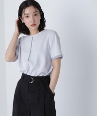 NATURAL BEAUTY BASIC/シフォン切替スリーブブラウス/507954999