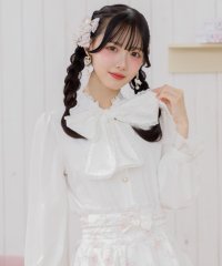 ROJITA/ロジータ ROJITA ボウタイハートラインストーン付ブラウス/507955187