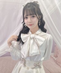 ROJITA/ロジータ ROJITA ボウタイハートラインストーン付ブラウス/507955187