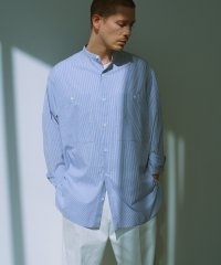 Newance/ニュアンス NewAnce Band Coller Shirts －seasonal stripes－/507955203