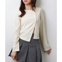 Lace Ladies/レースレディース Lace Ladies リブ ニット変形 長袖 カーディガン/507955276