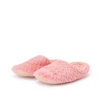 Lace Ladies/レースレディース Lace Ladies ヘリンボーン柄 配色 ふわふわ ファー ルームシューズ/507955317