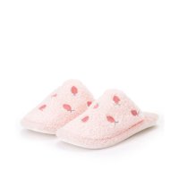 Lace Ladies/レースレディース Lace Ladies 配色 フルーツ 刺繍 ふわふわ ルーム スリッパ/507955336
