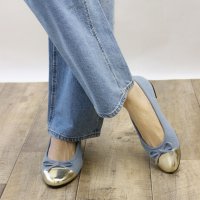Fin/フィン Fin ゴールドトゥキャップバレエシューズ【低反発スポンジ入り】/507956215