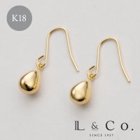 L&Co./エルアンドコー L&Co. K18フックピアス ツユ大/507956276