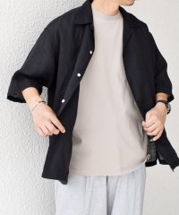 SHIPS any MEN/SHIPS any: ピュアリネン キャンプポケット ハーフスリーブ オープン シャツ◇/507957091